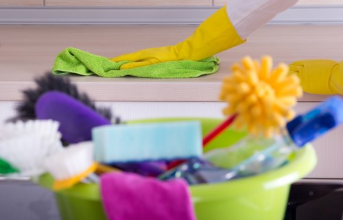 Professional sofa cleaning service for a family home in W13