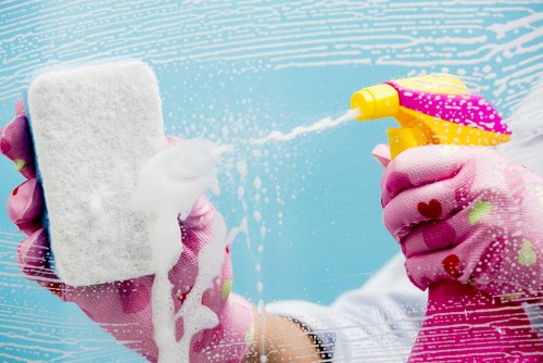 Preparation and access considerations for window cleaning in W13