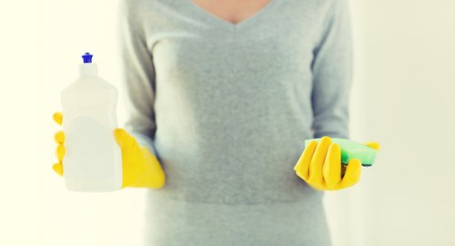 Local cleaner carrying out domestic cleaning in a W13 property