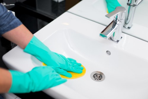 Deep oven cleaning service for a home in W13