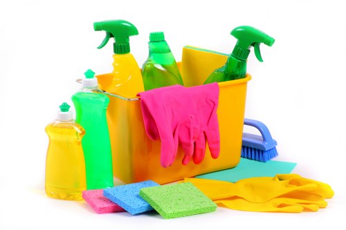 Professional cleaners working in a W13 home